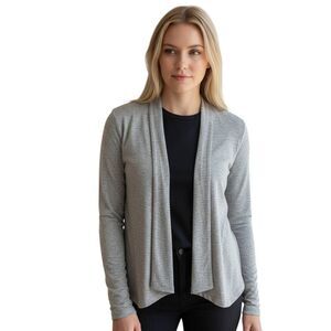 DANSKIN GRAY CARDIGAN SZ.L EUC.